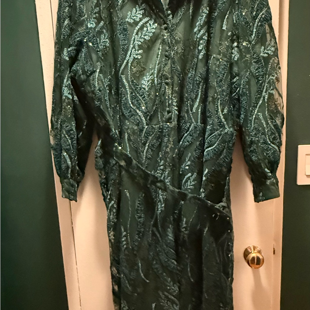 Ivy City Co Plus Size 32 Clover Dress Emerald